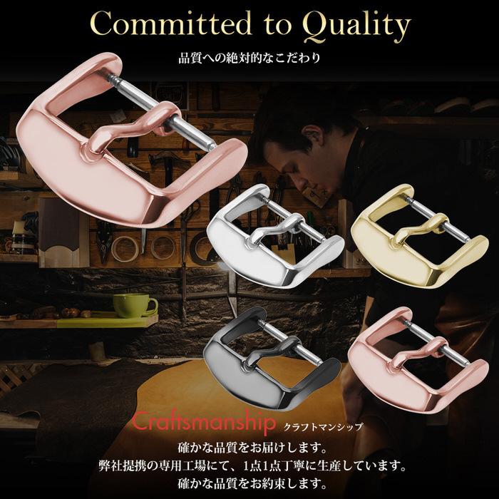 腕時計 ベルト 交換用 尾錠 3 時計 かっこいい ステンレス ツヤ 交換用 ビジネス 修理 パーツ 部品  18mm 20mm 22mm |  | 05