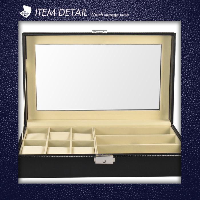 メガネ 腕時計 ケース 6本 3本 腕時計 観賞用 おしゃれ かっこいい 男前 インテリア 見せる収納 メンズ 高級 お洒落 シンプル |  | 05