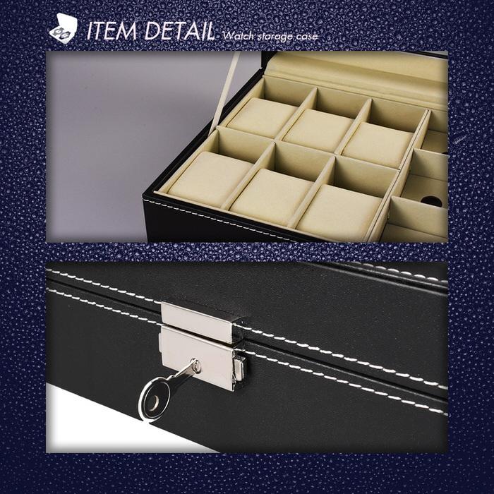 メガネ 腕時計 ケース 6本 3本 腕時計 観賞用 おしゃれ かっこいい 男前 インテリア 見せる収納 メンズ 高級 お洒落 シンプル |  | 06