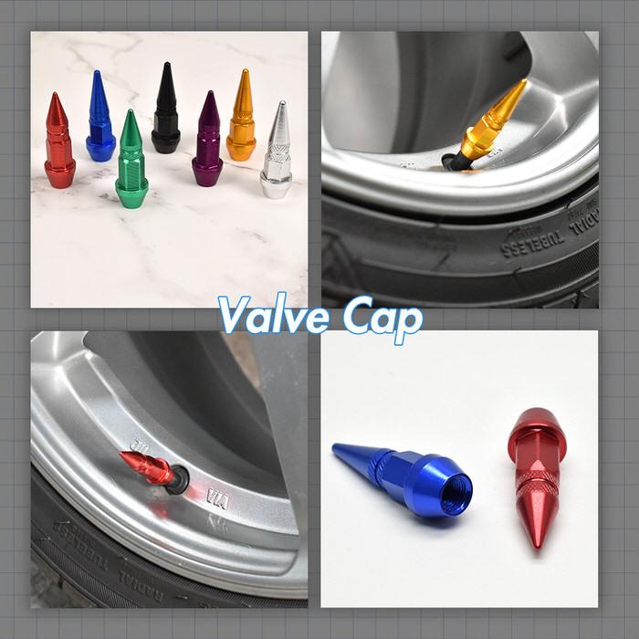 トンガリ バルブキャップ ロング カスタム お洒落 目立つ クール 部品 パーツ メンテナンス 修理 ホイール  car |  | 13