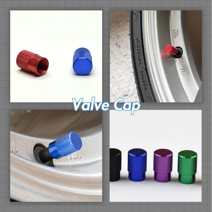 バルブキャップ 丸型 ※4個セット※ タイヤ オシャレ 自動車用品 カー用品 自動車アクセサリ カスタム ドレスアップ 米式バルブ アルミ  腐食防止 |  | 13