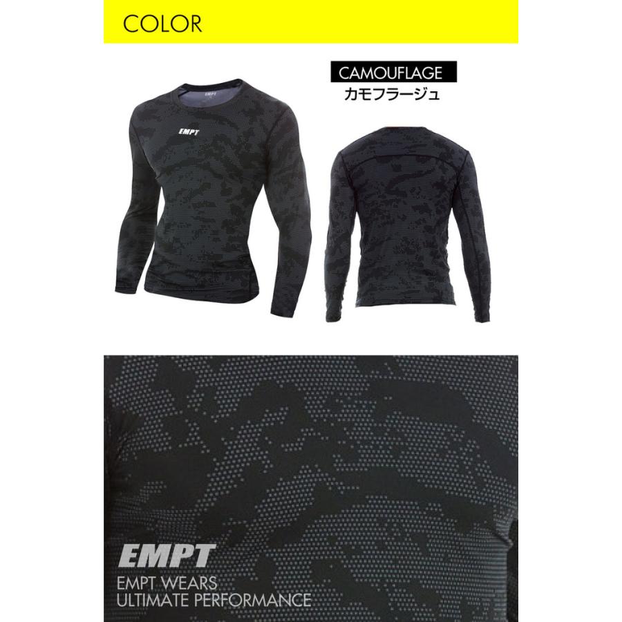 EMPT ロング Tシャツ コンプレッションウェア 迷彩 1 男性 スポーツ 男 アンダーシャツ アンダーウェア ストレッチ インナー 速乾 吸汗  ポリ |  | 11