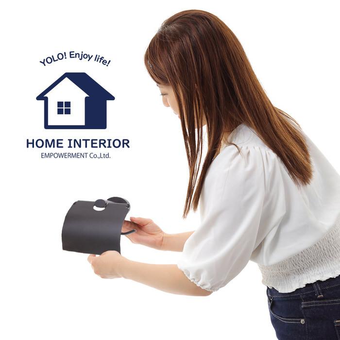 トイレットペーパーホルダー ブラック トイレ モダン DIY 1連 収納 黒 ブラック 男性 一人暮らし インテリア スマート シングル |  | 14