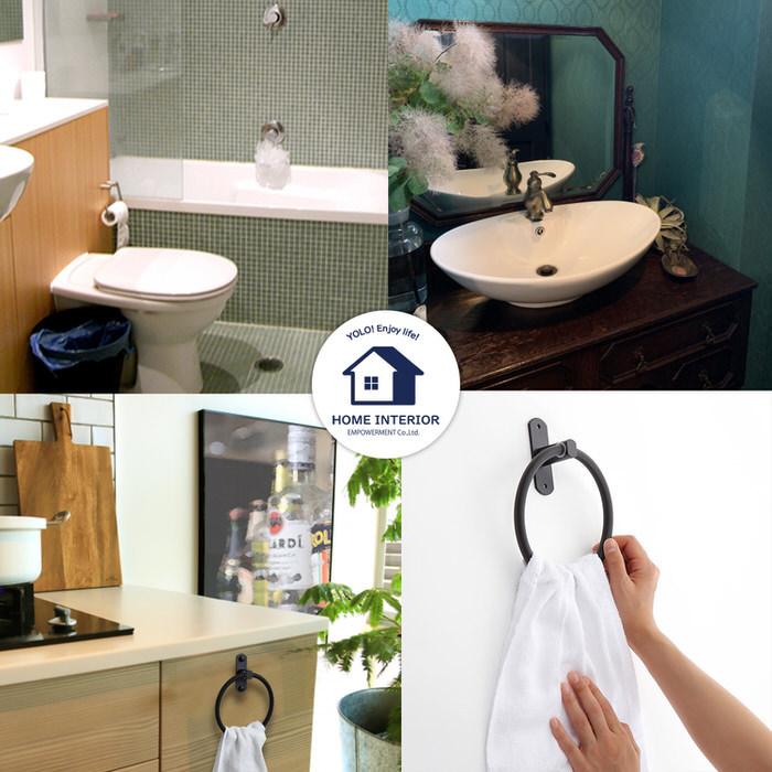 タオルハンガー 丸 ブラック toilet アイアン モダン DIY 黒 ブラック 男性 一人暮らし インテリア スマート おしゃれ お洒落 |  | 12