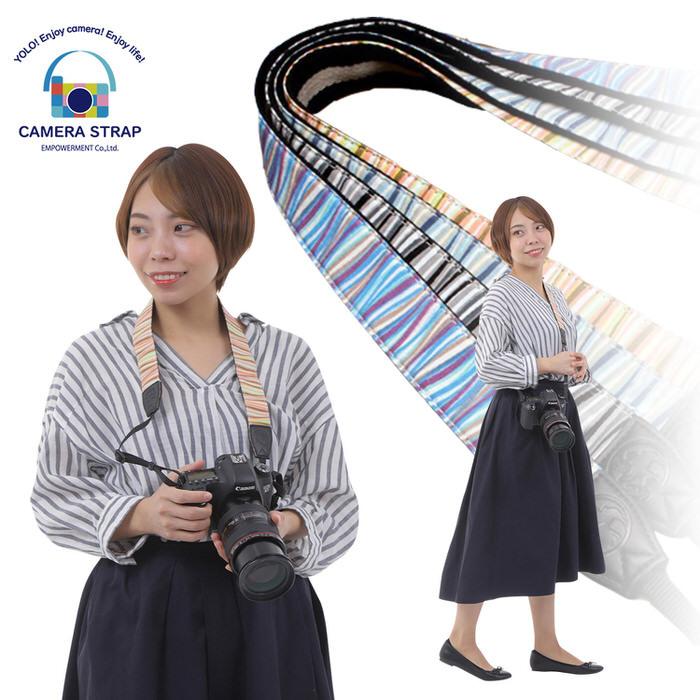 カメラストラップ ストライプ 1 ストラップ 初心者 中級者 上級者 おすすめ 一押し いちおし カメラベルト お洒落  デザイン |  | 13