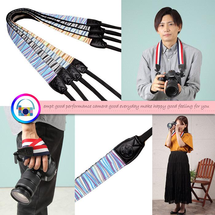 カメラストラップ ストライプ 1 ストラップ 初心者 中級者 上級者 おすすめ 一押し いちおし カメラベルト お洒落  デザイン |  | 07