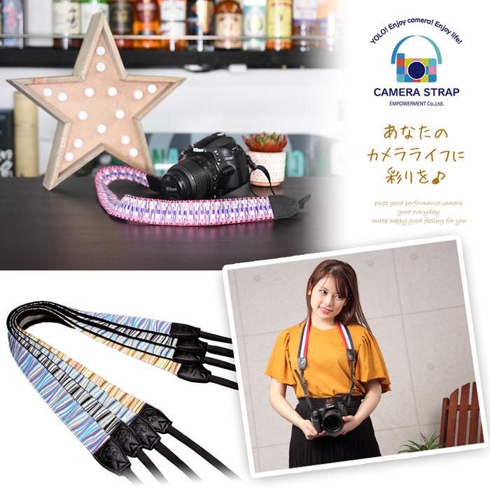 カメラストラップ ストライプ 1 ストラップ 初心者 中級者 上級者 おすすめ 一押し いちおし カメラベルト お洒落  デザイン |  | 08
