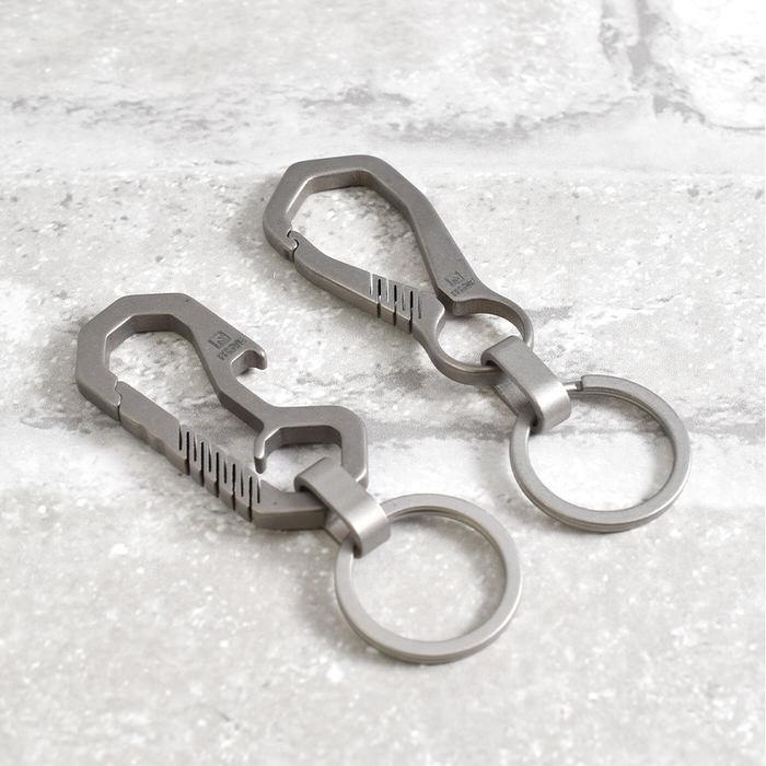 チタン キーホルダー 金具 キー リング シンプル プレゼント ギフト 人気 男性 プチギフト  父の日 |  | 06