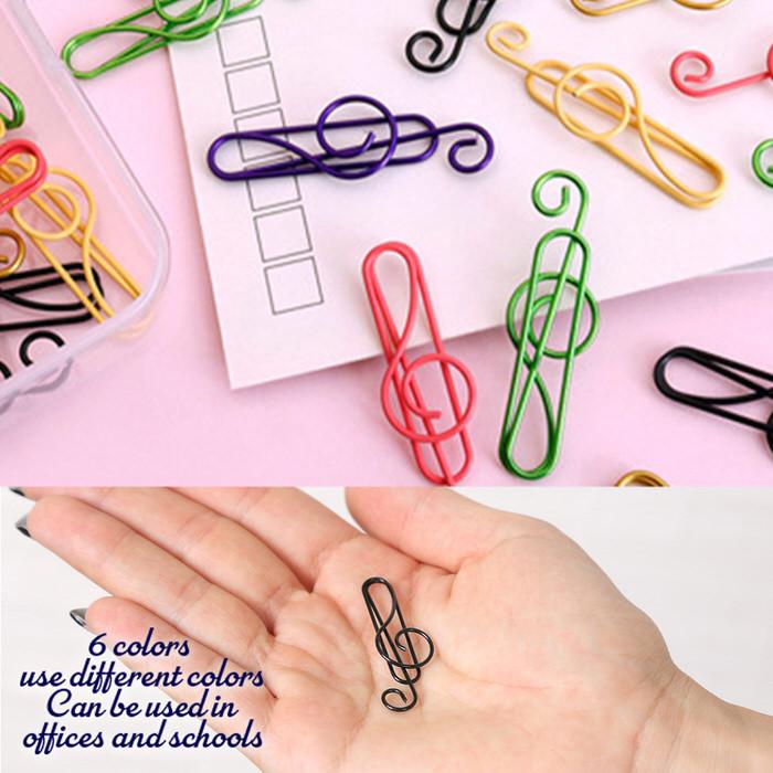 ト音記号 音符 クリップ カラフル 10個セット ペーパークリップ 音楽 ピアノ教室 音符 文具 事務用品 ステーショナリー セット ブックホルダー  音楽雑貨 |  | 11