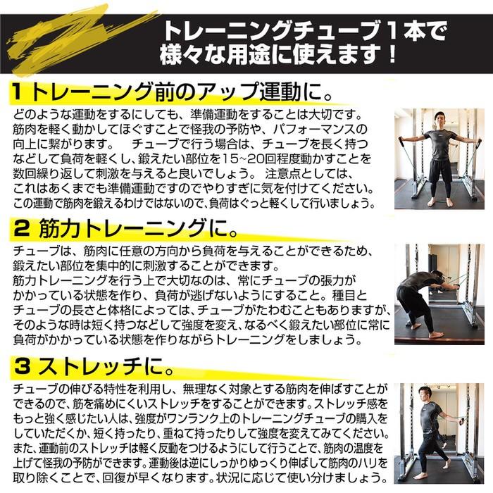 トレーニングチューブ　スーパーハード フィットネスチューブ 全身 上半身 下半身 トレーニングチューブ 自宅トレ 運動 フィジカル 体幹トレーニング 体幹ストレ |  | 06