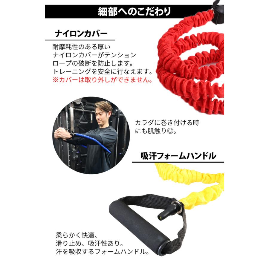 布カバー付き EMPT トレーニングチューブ チューブ トレーニング トレーニングバンド 筋トレグッズ きんとれグッズ 懸垂 背筋 収縮チューブ レジスタンスバンド |  | 09