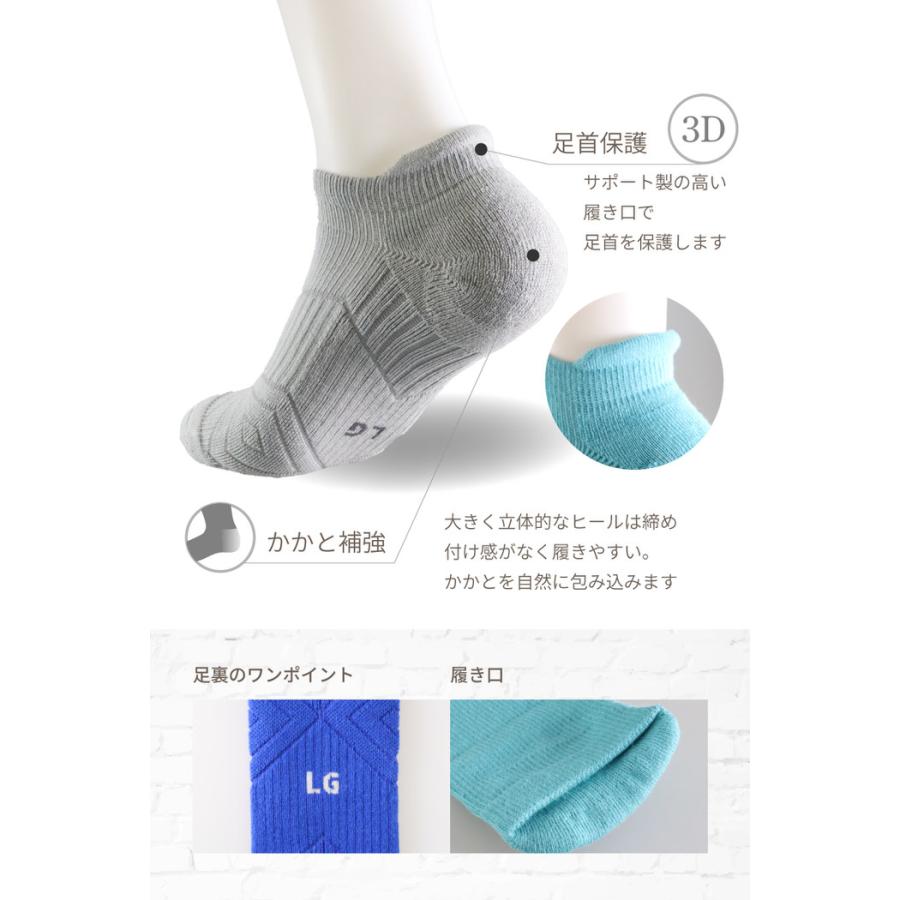 スポーツソックス メンズ ソックス 通気性 クルー ジュニア マラソン ジョギング ウォーキング 男 無地  ランニング |  | 06