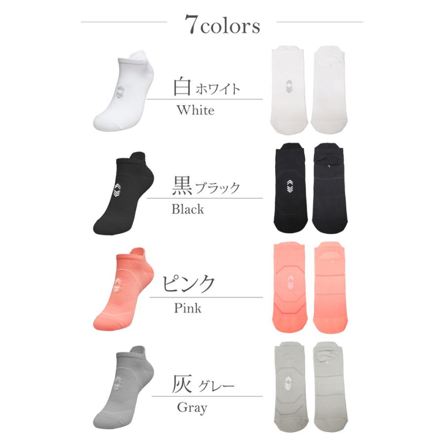 ランニングソックスメンズ1 ランニング 靴下 人気 ジュニア クルー丈 シンプル 防臭 速乾 ショート ジュニア  通気性 |  | 07
