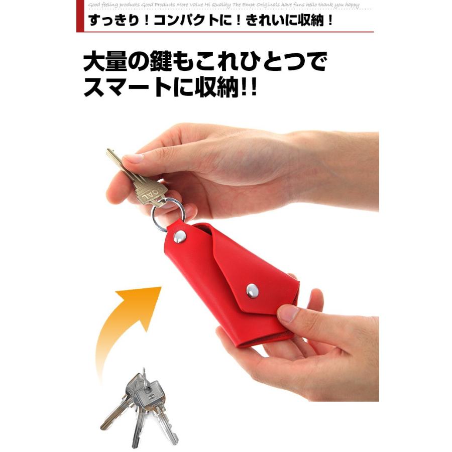 スタイリッシュキーケース 鍵 キー リモコンキー キーケース 鍵入れ シンプル おしゃれ かっこいい プレゼ |  | 03