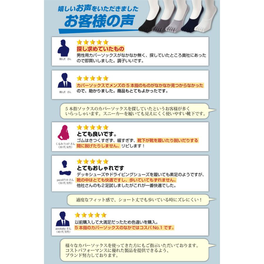 5本指 カバーソックス メンズ 靴下 五本指ソックス |  | 17