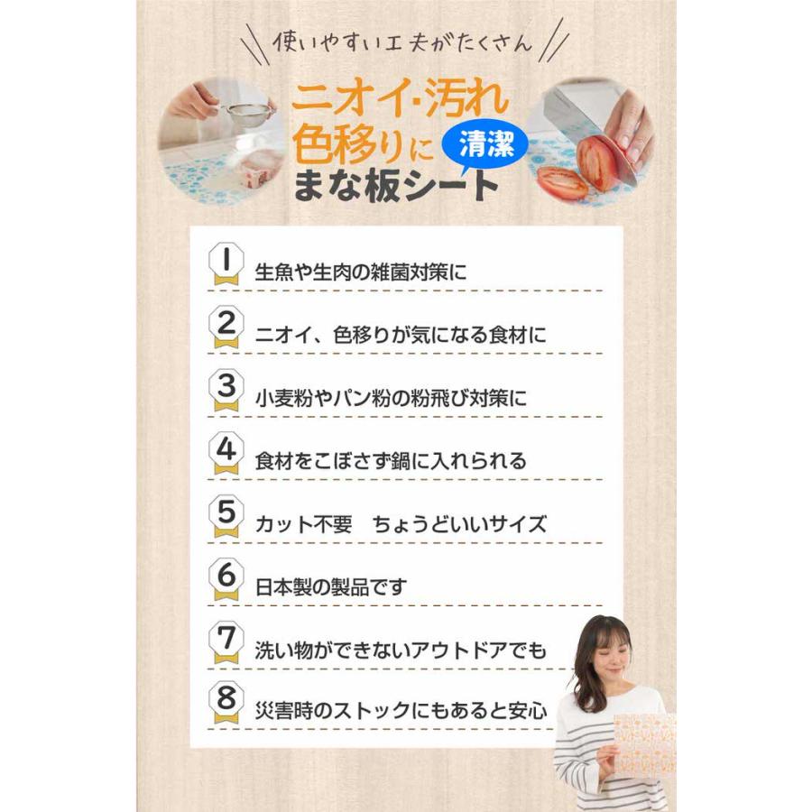清潔 まな板シート 40枚入 汚れ カッティングシート シートタイプ 敷く 肉 魚 おすすめ シート状 キッチン 便利グッズ 時短 |  | 14