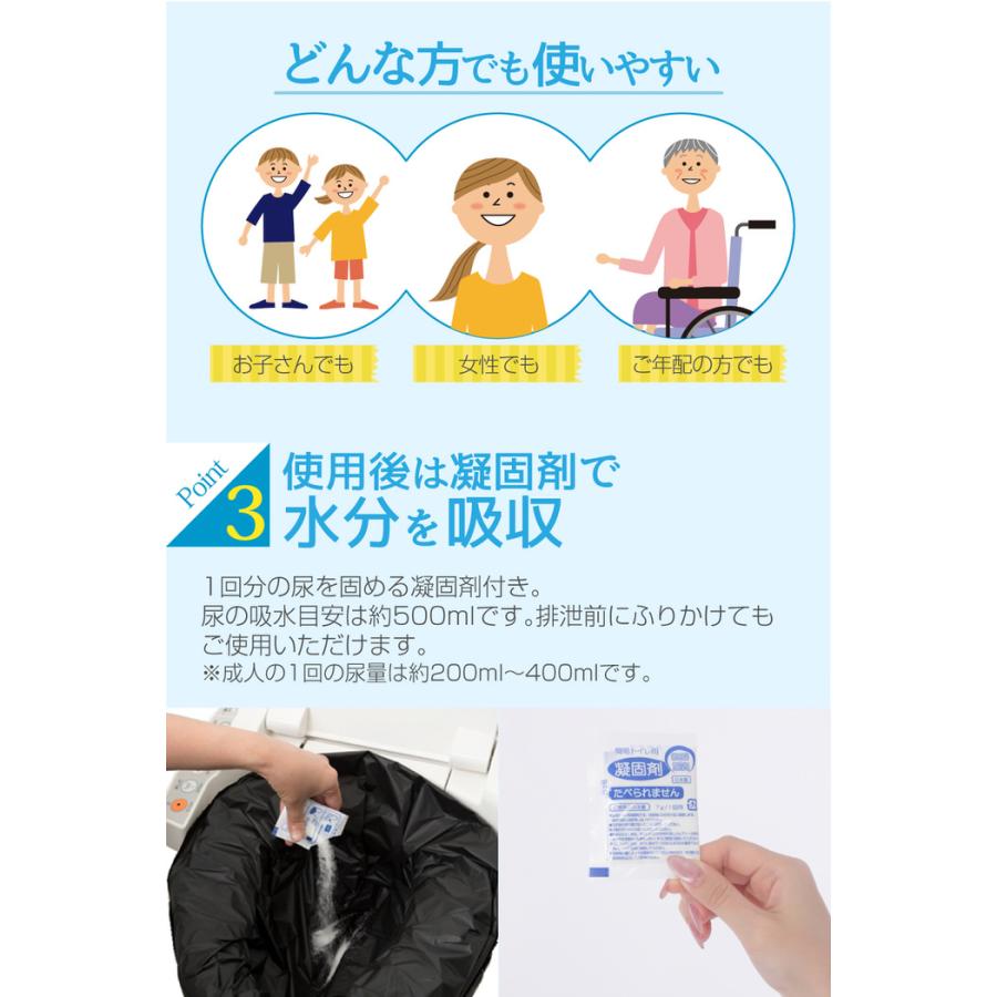 災害・断水時の非常用防臭トイレ袋 10回分 防災 トイレ 地震 台風 災害 におい 非常用 男性 女性 介護 使い捨て 防災対策 |  | 06