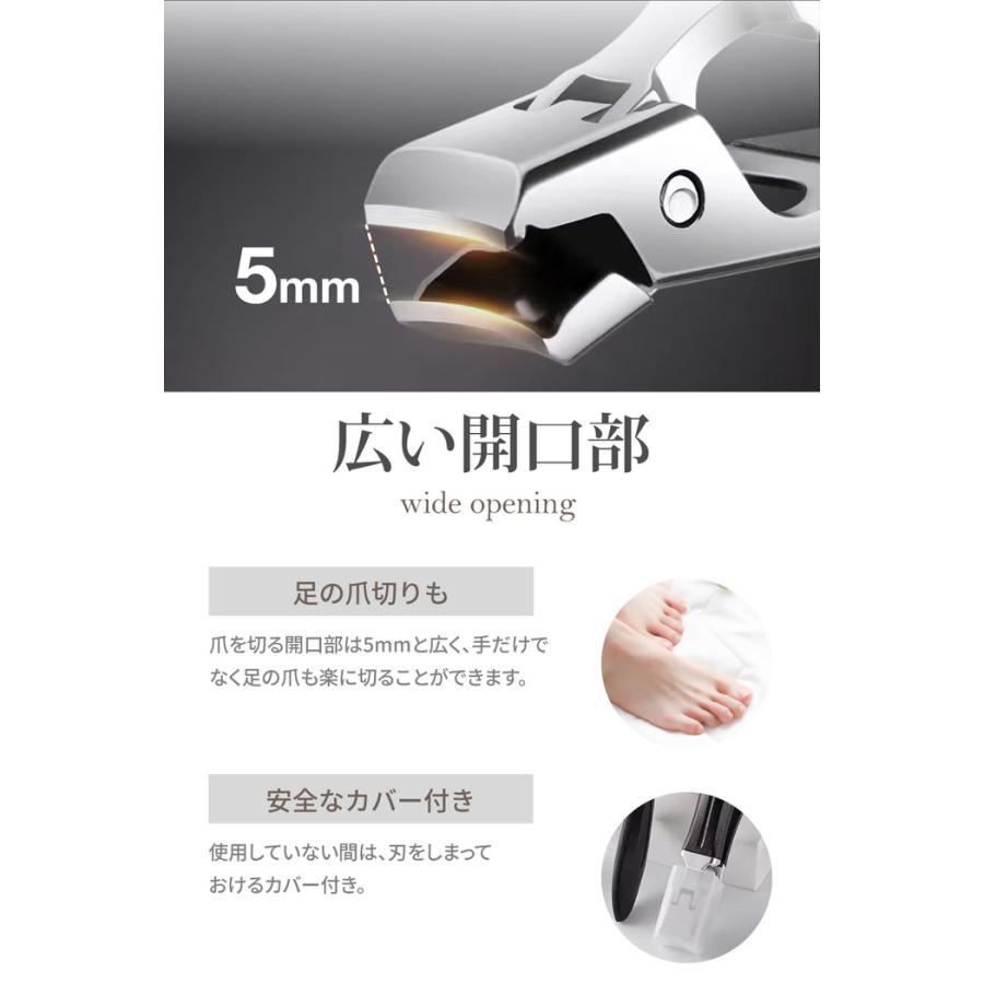 やすりのいらない ネイルクリッパー 切り はさみ ニッパー ニッパ 指甲刀 tumekiri 爪きり 爪切 足の爪切り 足用 ネイルニッパー |  | 04