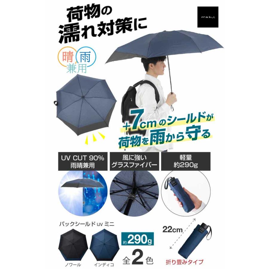 バッグシールド UVミニ 傘 大きい ビッグサイズ 大きめ 遮光 通勤 ビジネス 丈夫 強風  おすすめ |  | 01