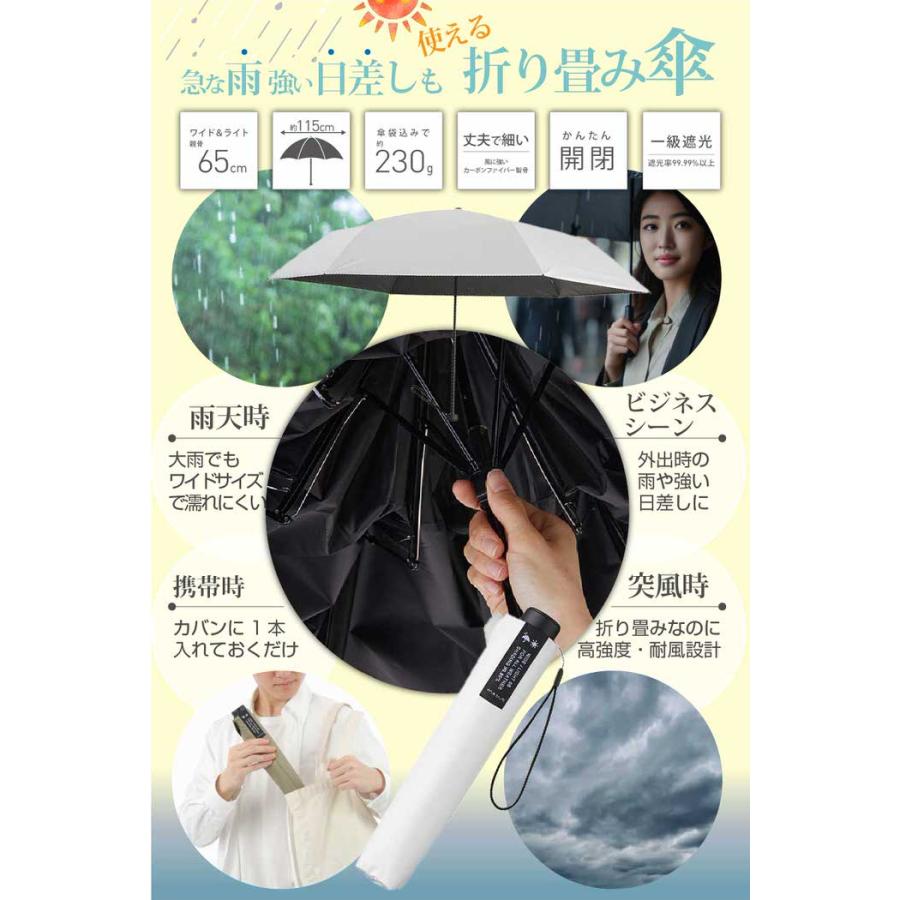 ワイドライト遮光 ミニ65 傘 頑丈 耐風 一級遮光 大きい 大きめ ビッグサイズ シンプル おすすめ  人気 |  | 13