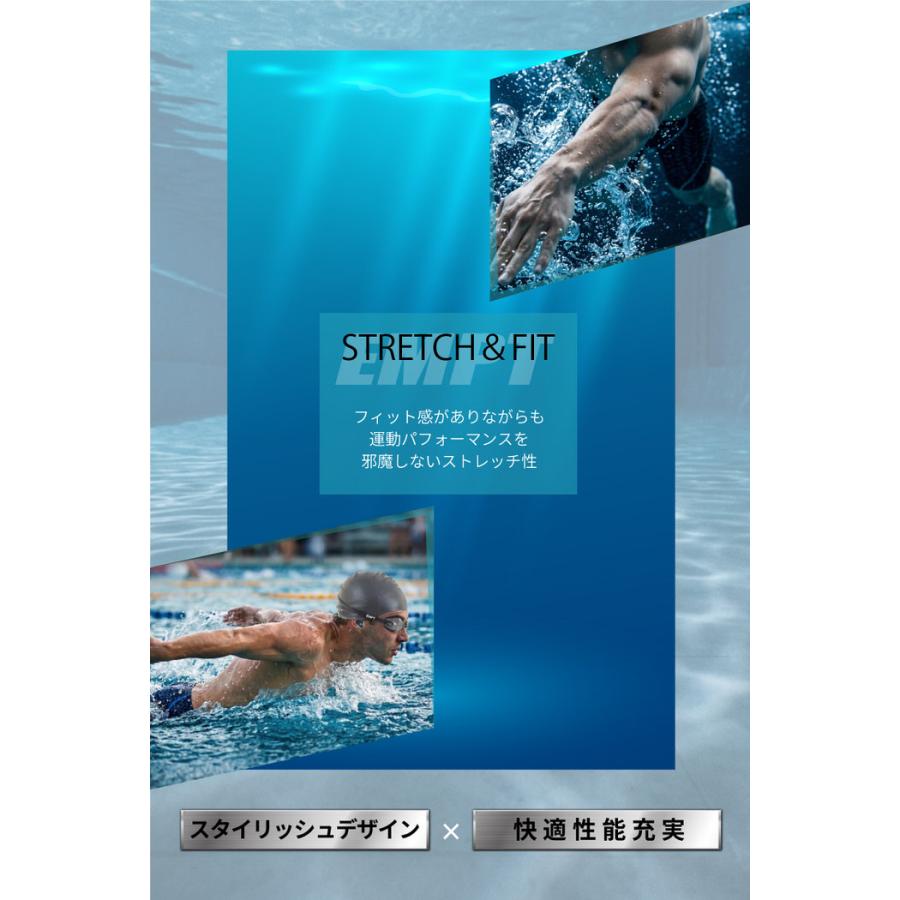 EMPT メンズ フィットネス水着 & キャップセット 耳栓 鼻栓 付フィットネスに最適なスイムウェアスポーツ 男性用 ショートパンツ 競泳水着 練習 |  | 22