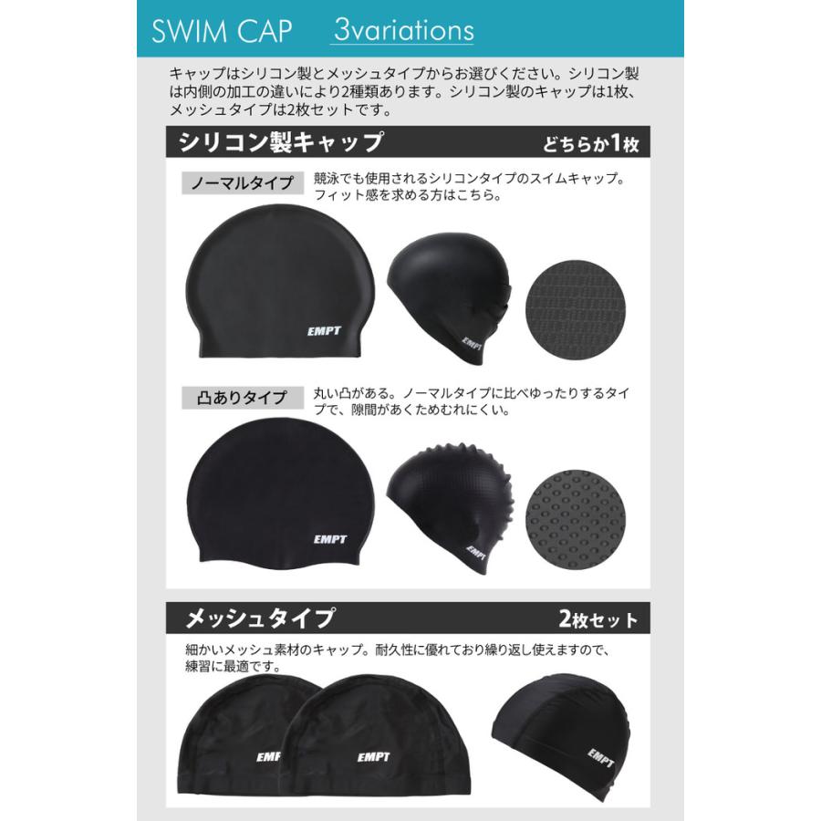 EMPT メンズ フィットネス水着 & キャップセット 耳栓 鼻栓 付フィットネスに最適なスイムウェアスポーツ 男性用 ショートパンツ 競泳水着 練習 |  | 20