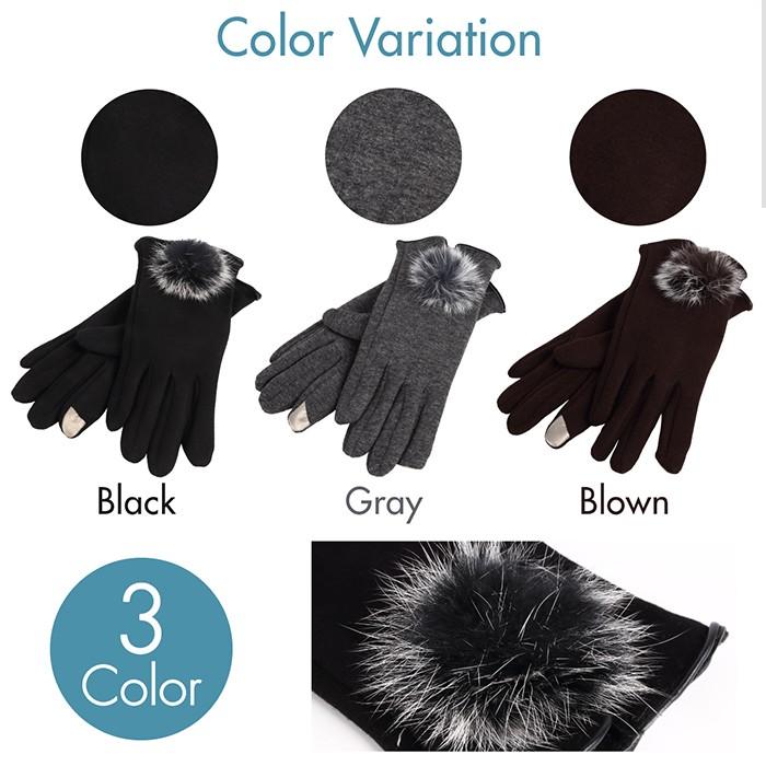 スマホ手袋 レディース3 五本指手袋 スマートフォン 手袋 iphone 防寒 小物 裏起 |  | 05