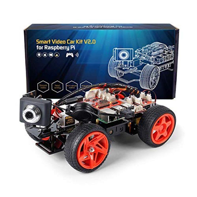 2021年最新海外 当店一番人気 SunFounder Raspberry Pi スマートロボットカー カメラ付き ロボットカーキット プログラミング 電子工作 おもちゃ 1 adamfaja.com adamfaja.com