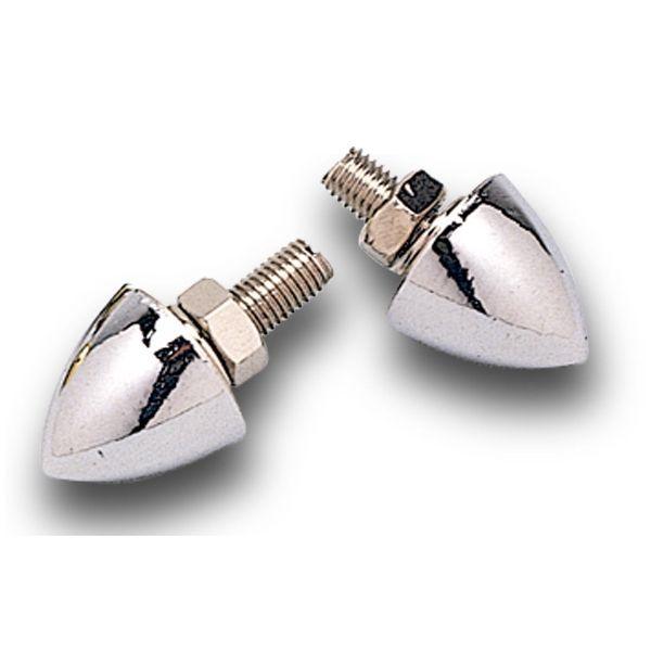 ムーンアイズ MOONEYES バレット タイプ(砲弾型)デコレーション ボルト メッキ [AA130CR] ライセンスボルト | MOONEYES