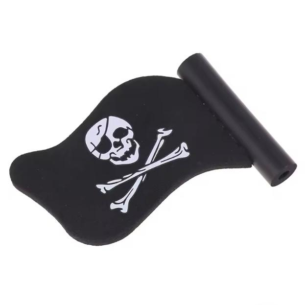 海賊旗 スカル アンテナトッパー ブラック ［AN-01］ |  | 02