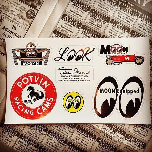 ムーンアイズ MOONEYES 7 Design ステッカー シート [DM002] 7デザイン デカール | MOONEYES | 01