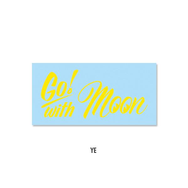 ムーンアイズ MOONEYES Go with MOON ステッカー (抜きタイプ) [DM209] | MOONEYES | 02