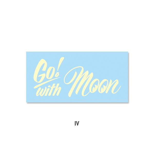 ムーンアイズ MOONEYES Go with MOON ステッカー (抜きタイプ) [DM209] | MOONEYES | 04