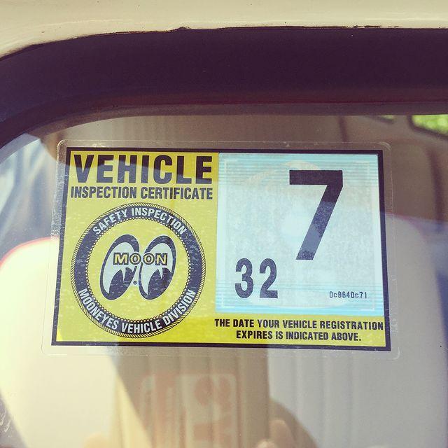 ムーンアイズ MOONEYES JCI ステッカー [DM221] 車検 車検ステッカー | MOONEYES