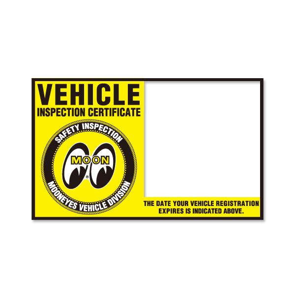 ムーンアイズ MOONEYES JCI ステッカー [DM221] 車検 車検ステッカー | MOONEYES | 01