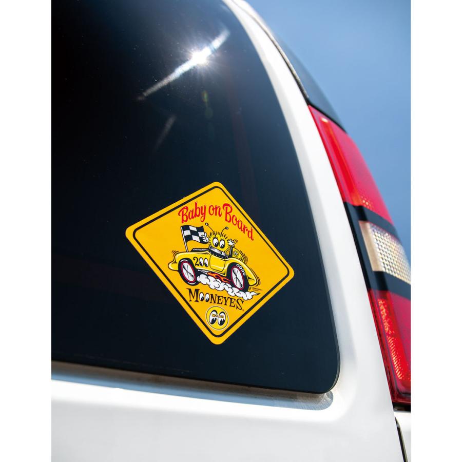 ムーンアイズ MOONEYES MOON Baby on Board ステッカー [DM242] ベビー | MOONEYES | 01