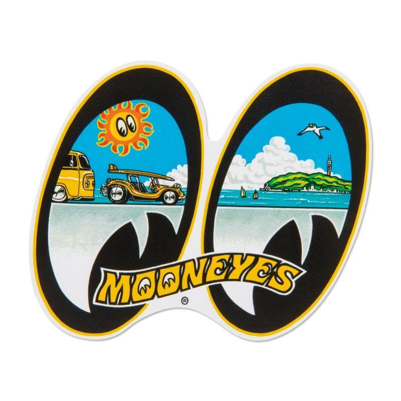 ムーンアイズ MOONEYES MOON Shonan クルーズ ステッカー [DM250] 湘南 アイシェイプ | MOONEYES