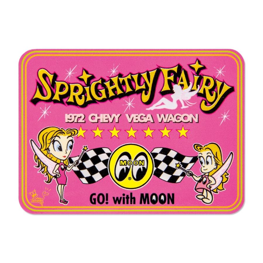 ムーンアイズ MOONEYES Sprightly Fairy ステッカー [DM260] スプライトリー フェアリー emi シボレー ベガワゴン シェビー | MOONEYES