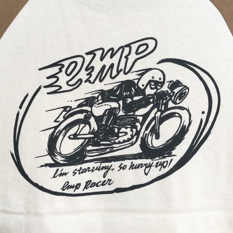 エンプティーズ オリジナル EMP Racer T-Shirt ［ERTVNDC］レーサー Tシャツ ラグラン袖 |  | 01