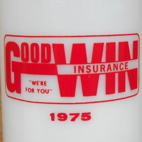 FEDERAL GOODWIN INSURANCE 1975 ［FE-01］フェデラル フッテッドマグ ミルクガラス ミルクグラス ヴィンテージ 企業モノ | FEDERAL | 02