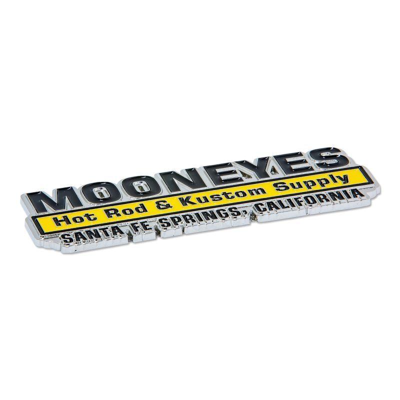 ムーンアイズ MOONEYES エンブレム [MG078S] スティール製 MOONEYESロゴ 定番 | MOONEYES | 01
