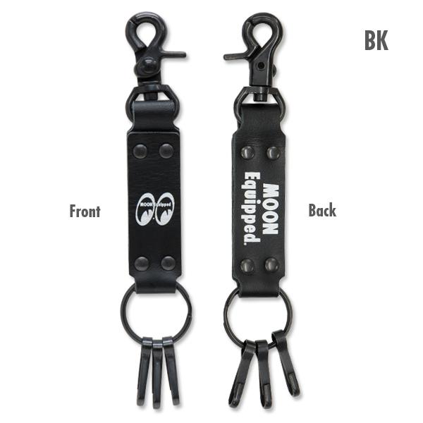 ムーンアイズ MOON Equipped レザー キー フック [MKR166] MOONEYES キーホルダー | MOONEYES | 03