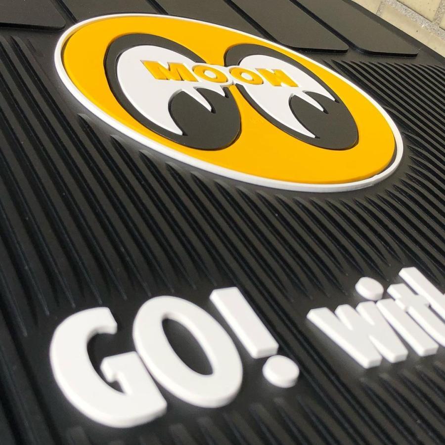 ムーンアイズ MOONEYES ラバー フロアー マット [MP075BK] フロアマット | MOONEYES | 01