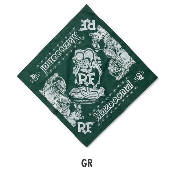 Rat Fink スタンディング バンダナ [RAF554] ラットフィンク ムーンアイズ MOONEYES | MOONEYES | 02