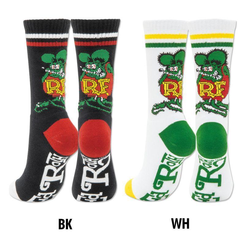 Rat Fink Standing ソックス [RAF594] ラットフィンク ムーンアイズ MOONEYES 靴下 | MOONEYES | 01