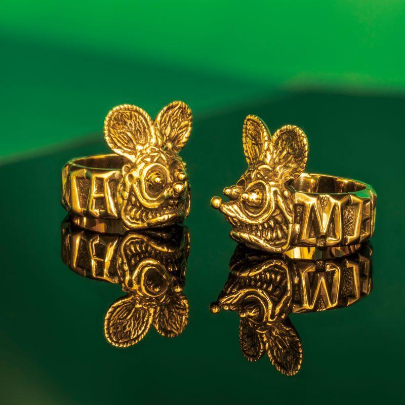 Rat Fink Mazooma! ブラス リング [RAF609BR-17] ラットフィンク MOONEYES ムーンアイズ | MOONEYES | 01