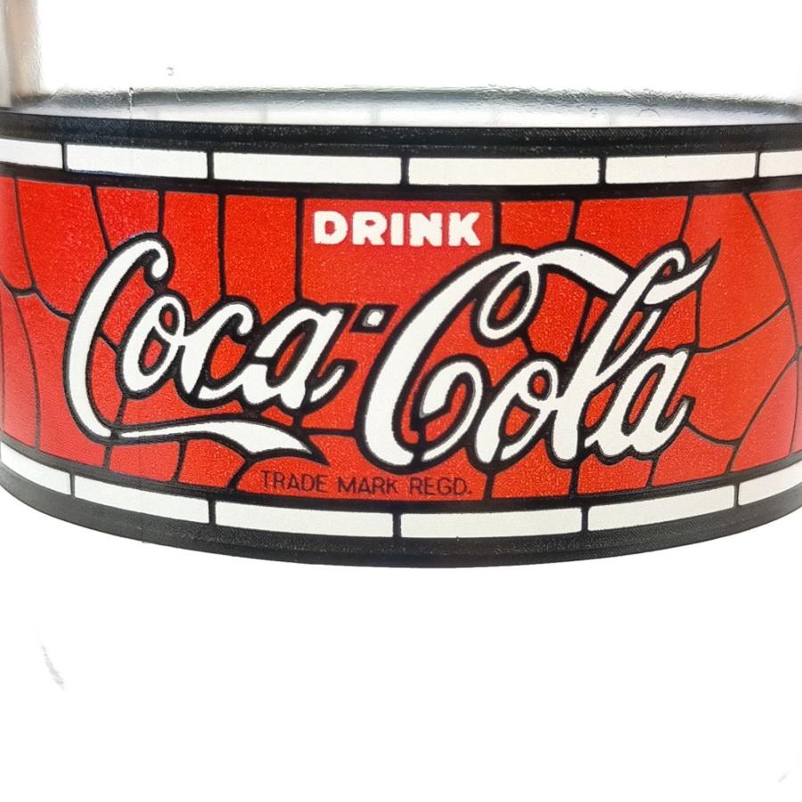 Coca Cola コカコーラ ノベルティーグラス ティファニー模様