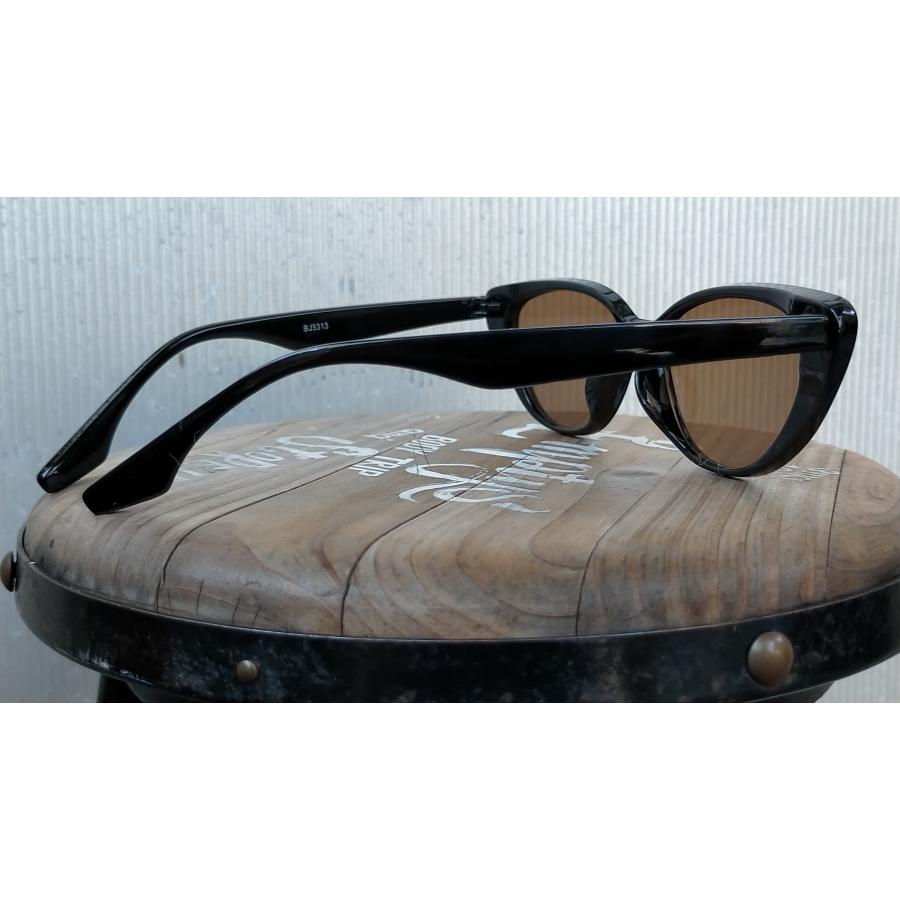キャッツアイ UVカット サングラス ブラックフレーム × ブラウンレンズ［SG-04］ ロカビリー |  | 03