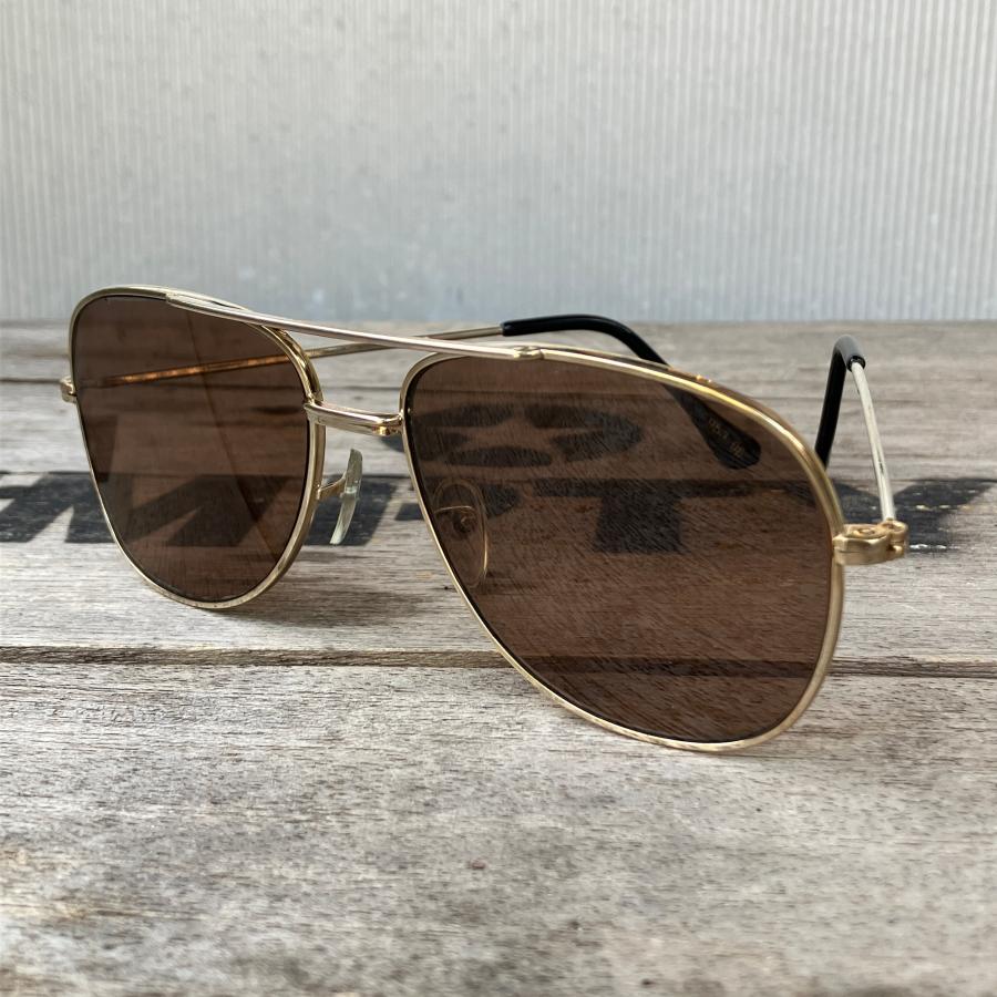 ヴィンテージ ティアドロップ サングラス ブラウンレンズ［SG-05] タレサン ビンテージ 当時物 |  | 01