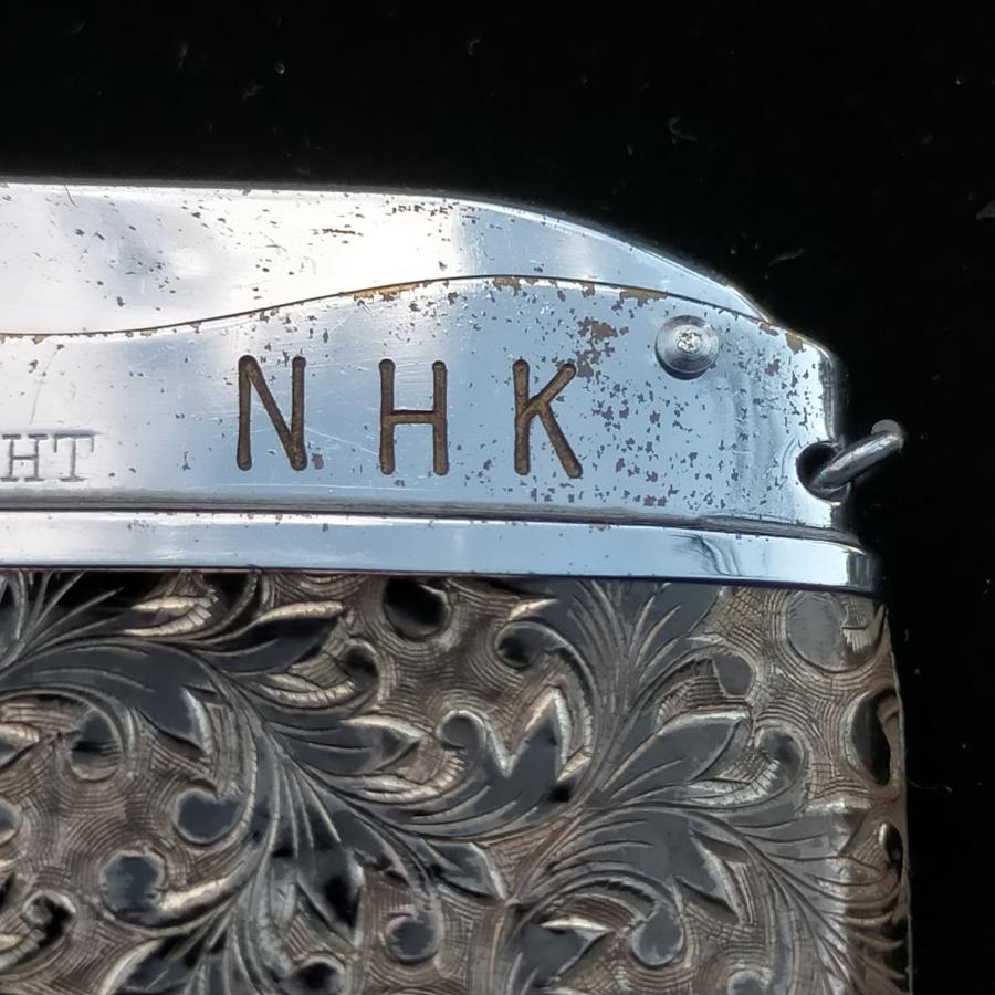 ビンテージ アドニス型 オイルライター NHK アドバタイジング 企業物